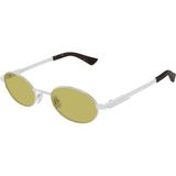 Bottega Veneta BV1470S 003 52 Unisex Güneş Gözlüğü - Gümüş