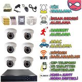 BOTXM136BSET6 - 6 Kameralı 5MP Akıllı IR Dome Kamera Güvenlik Sistemi