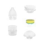 Botzi Elektrikli Spin Scrubber için Yedek Fırça Başlıkları, 5 Paket Yedek Temizleme Fırçası Başları, Banyo Cam Küvet Lavabosu için Kablosuz Temizleme Fırçası