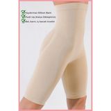 Boubon Co Ten Rengi Dikişsiz Seamless Yüksek Bel Korse Tayt Toparlayıcı Seamless Paçalı Korse Tayt
