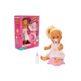 Boubou Altını Islatan Bebek Seti 30 cm - Pembe Elbiseli