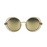 Boucheron 0029S 002 57 Gold Yuvarlak Çerçeve Kadın Güneş Gözlüğü