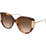 Boucheron Bc 0050S 002 55 Kadın Güneş Gözlüğü - Leopar
