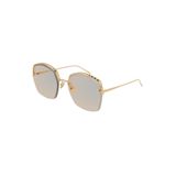 BOUCHERON Güneş Gözlüğü, M, BC 0053S 003, Altın, kadın