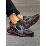 Boulder Erkek Spor Ayakkabı -Outdoor -Siyah Kırmızı - 2045 - Siyah - Kırmızı