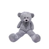 Boule De Petite Bonnie Papyonlu Gri Ayı Peluş Oyuncak 160 Cm