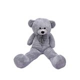 Boule De Petite Bonnie Papyonlu Gri Ayı Peluş Oyuncak