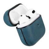 Bouletta AA32 Mavi Jupp Apple Airpods 3.Nesil Uyumlu Deri Kılıf