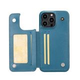 Bouletta Apple iPhone 14 Pro Max Uyumlu Deri Kılıf UBW BRN4EF