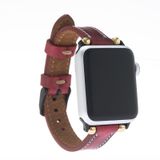Bouletta Apple Watch 38-40 mm Kırmızı Deri Kordon