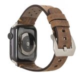 Bouletta Apple Watch Uyumlu Vigo 42-44-45 mm G2 Kahve Deri Kordon