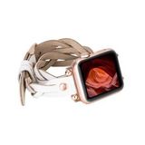 Bouletta DT RT F3 38-40-41 mm Beyaz Apple Watch Uyumlu Deri Kordon