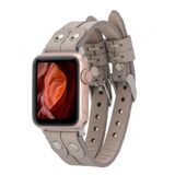Bouletta Ely Double Tour ST ERC3 Apple Watch Uyumlu Deri Kordon