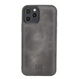 Bouletta FXC Deri Telefon Kılıfı iPhone 12 6.7inç TN18EF Gri