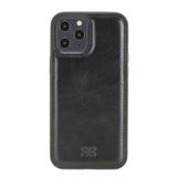 Bouletta Fxc RST1 iPhone 12 Pro Max Siyah Deri Telefon Kılıfı