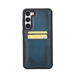 Bouletta FXCP BRN4EF Samsung Galaxy S23 Deri Mavi Cep Telefonu Arka Kapak