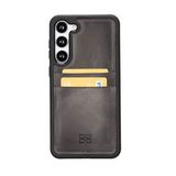 Bouletta FXCP TN18 Samsung Galaxy S23 Plus Deri Gri Cep Telefonu Arka Kapak