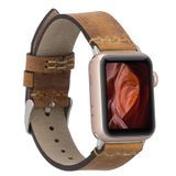 Bouletta G19-BA7 Apple Watch 38-40-41 mm Taba Uyumlu Deri Kordon