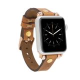 Bouletta GT G19 38-40-41 mm Taba Apple Watch Uyumlu Deri Kordon