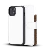 BOULETTA iPhone 14 için Cüzdan Kılıf Magsafe Uyumlu Tam Tahıl Deri, Manyetik Çıkarılabilir Folyo Telefon Cüzdan Kılıfı (2'si 1 arada) - RFID Engelleme ile 3 Kart Tutucu 6,1 inç, Beyaz