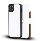 BOULETTA iPhone 14 Plus Kılıf Cüzdan Magsafe - Gerçek Deri Manyetik Çıkarılabilir Folyo Telefon Kılıfı RFID Kart Tutuculu 3 Yuvalı 6,7 inç Beyaz