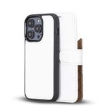 BOULETTA iPhone 14 Pro Max Cüzdan Kılıfı Magsafe Uyumlu Tam Tahıl Deri, Manyetik Çıkarılabilir Folyo Telefon Cüzdan Kılıfı (2'si 1 arada) - RFID Engelleme ile 3 Kart Tutucu 6,7 inç Beyaz