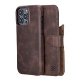 Bouletta MW36 TN03 Apple iPhone 14 Pro Deri Kahve Cep Telefonu Kılıfı