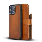 Bouletta MWWN RST2EF Apple iPhone 14 Uyumlu Deri Cüzdanlı Kılıf