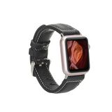 Bouletta NM1-AS1 42-44-45 mm Siyah Apple Watch Uyumlu Deri Kordon