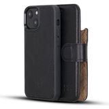 Bouletta RST1 Siyah Apple iPhone 13 Mini Uyumlu Deri Cüzdanlı Kılıf