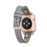 Bouletta RST9 Gri Fitbit Versa Deri Kordon