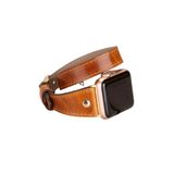 Bouletta Slim DT GT V18 Apple Watch 42-44-45 mm Uyumlu Deri Kordon
