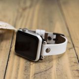 Bouletta ST F3 38-40-41 mm Beyaz Apple Watch Uyumlu Deri Kordon