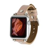 Bouletta ST NU1 38-40-41 mm Pembe Apple Watch Uyumlu Deri Kordon