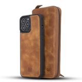 BOULETTA Telefon Kılıfı iPhone 13 Pro Max Kılıf Cüzdan Fermuar Kart Tutucular ve RFID Engelleme, Manyetik Çıkarılabilir, Kablosuz Şarj, 2'si 1 Arada Cüzdan Telefon Kılıfı 6,7 inç