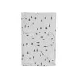 Boumini Penye Battaniye Çift Katlı Doğal Pamuk 80x80 cm (Çam Ormanı)