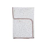 Boumini Penye Battaniye Çift Katlı Doğal Pamuk 80x80 cm (kelebekler)
