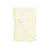 Boumini Penye Battaniye Çift Katlı Doğal Pamuk 80x80 cm (Limon)