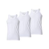 Boun Marche Erkek Atlet Premium 3'Lü Kutu Penye Süprem%100 Pamuk, Beyaz-3'Lü, 3Xl