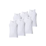 Boun Marche Erkek Atlet Premium 6'Lı Kutu Penye Süprem%100 Pamuk, Beyaz, 2Xl