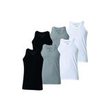 Boun Marche Erkek Atlet Premium 6'Lı Kutu Penye Süprem%100 Pamuk, Mix, S