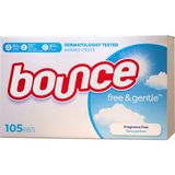 Bounce Free & Gentle Kurutma Makinesi Mendili 105 Adet - Beyaz