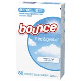 BOUNCE Free & Gentle Kurutma Makinesi Mendili 80 Adet