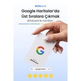 BOVAcard Google Haritalar İşletme Yorum Kartı - NFC ve QR (Karekod) Özellikli