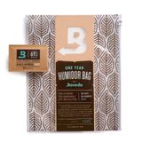 Boveda-Purolar için | Büyük Neme Çanta |% 69 RH Nem Kontrol Paketi ile Önceden yüklenmiş | 60-80 purolar için Puro Depolama | 1-Count