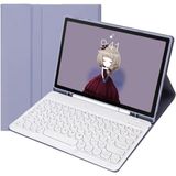 Bovinox Ipad Air 4/5/6 Bluetooth Klavyeli Kılıf Mıknatıslı Ayrılabilir Klavye Stand Kalemlikli Kapaklı Kılıf - Renk - Mor