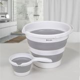 Bovlen 2'li Set Katlanabilir Kova ve Maşrapa - Bebek Banyosu Seti - 32.5 x 27.5 x 6 cm