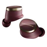 Bowers & Wilkins Pi8 Aktif Gürültü Engelleme Özelliğine Sahip Gerçek Kablosuz Kulaklık, Bluetooth, Aptx, Kablosuz Ses Aktarımlı Şarj Kutusu - Koyu Bordo