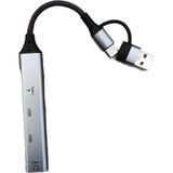 Bowie 4 Port Ultra Hızlı Usb-Type C Çevirici Dönüştürücü Ipad macbook Imac Korumalı Flash Transfer