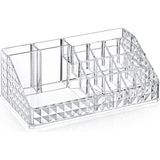 Box Up Dıamond Klasik Organizer Şeffaf Renkli Makyaj Düzenleyici Küçük Bölmeler ile Kullanım Alanı